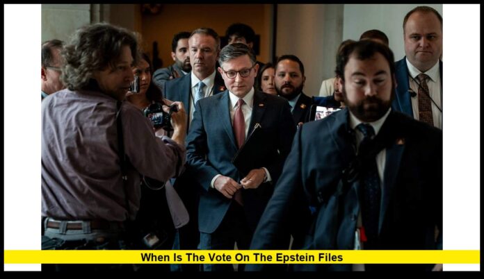 when is the vote on the epstein files
