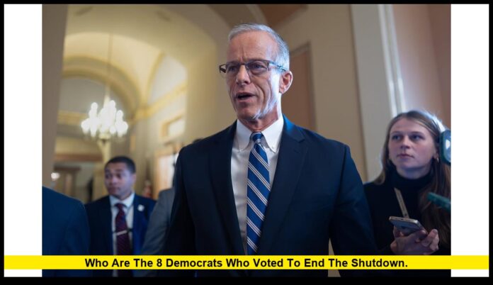 who are the 8 Democrats who voted to end the shutdown. who are the 8 Democrats who voted to end the shutdown