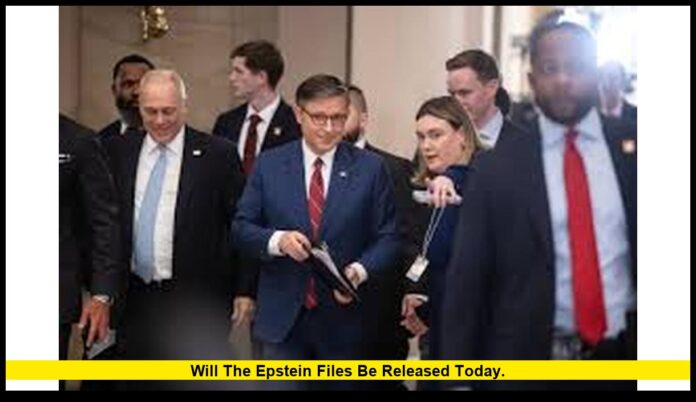 will the Epstein files be released today