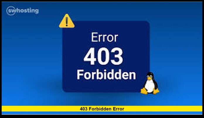 403 forbidden error