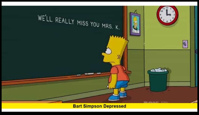 Bart Simpson Depressed How The Simpsons Tackled Mental Health in a Recent Episode