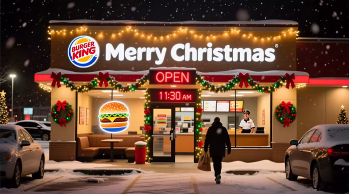 Burger King Christmas Eve Hours Full Holiday Schedule and Verified 2025 Updates for U.S. Locations