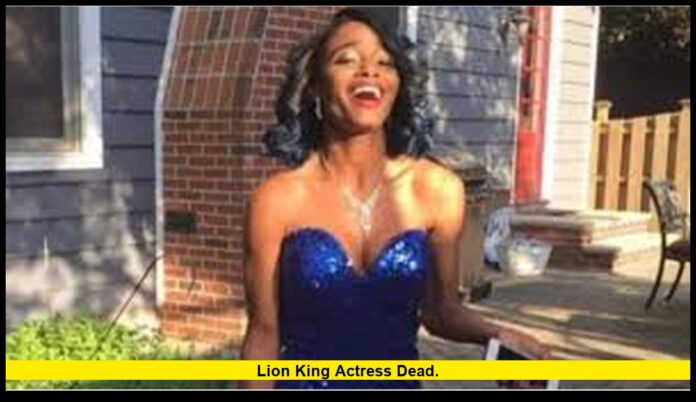 Lion King actress dead. Lion King actress dead.