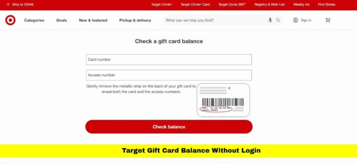 Target Gift Card Balance Without Login Target Gift Card Balance Without Login