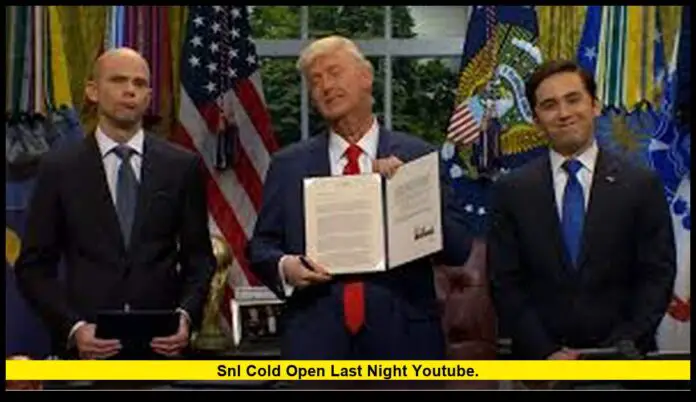 SNL cold open last night YouTube. SNL cold open last night YouTube.
