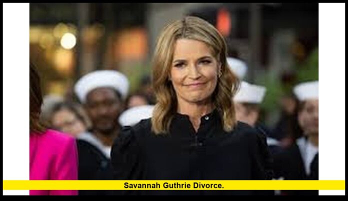Savannah Guthrie divorce. Savannah Guthrie divorce.