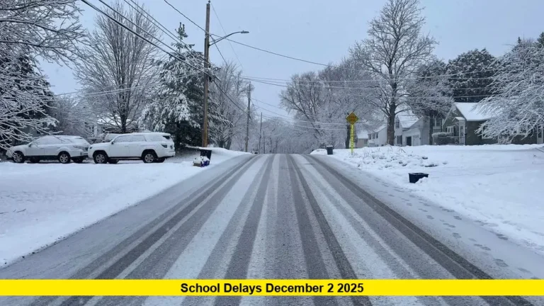 School Delays December 2 2025
