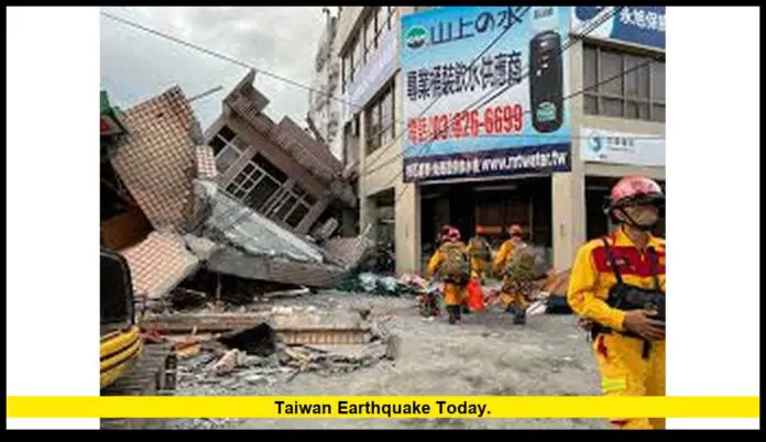 Taiwan earthquake today. Taiwan earthquake today.