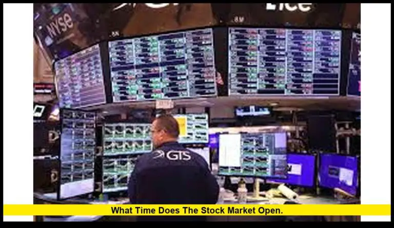 What time does the stock market open