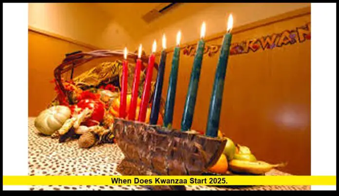 When does Kwanzaa start 2025. When does Kwanzaa start 2025.