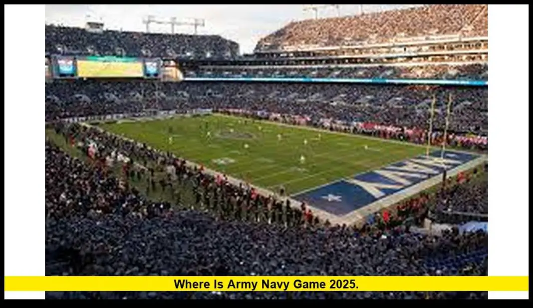 Where Is Army Navy Game 2025 Baltimore S M T Bank Stadium Hosted The Where Is Army Navy Game 2025 1068x617 