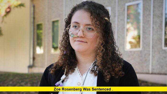 Zoe Rosenberg was sentenced . Zoe Rosenberg was sentenced