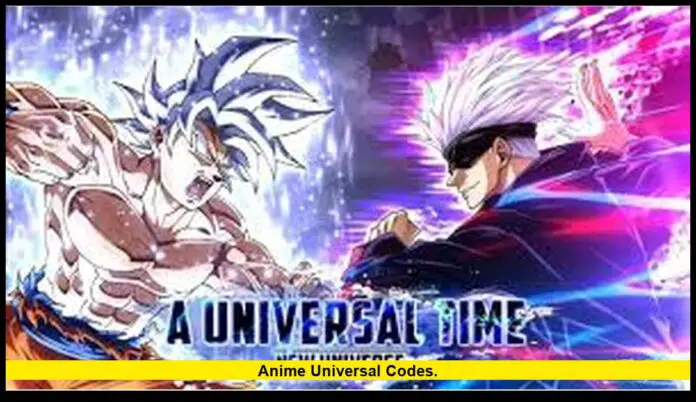anime universal codes. anime universal codes.