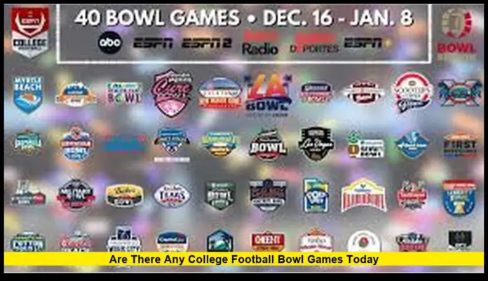are there any college football bowl games today