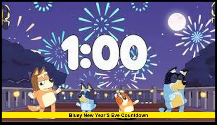bluey new year's eve countdown
