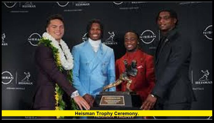 heisman trophy ceremony. heisman trophy ceremony.