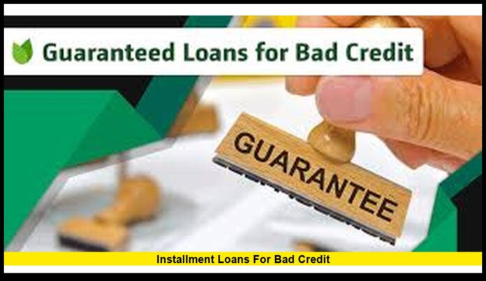 installment loans for bad credit