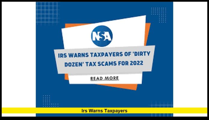 irs warns taxpayers