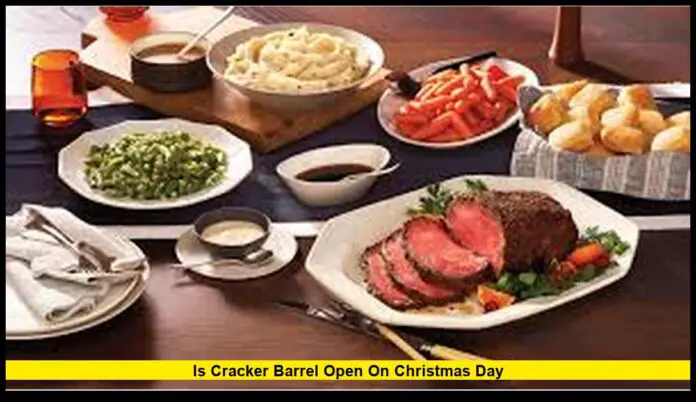 is cracker barrel open on christmas day