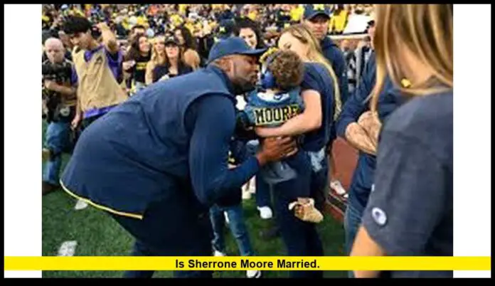 is sherrone moore married. is sherrone moore married.