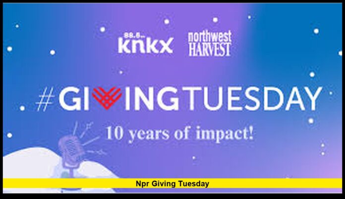 npr giving tuesday