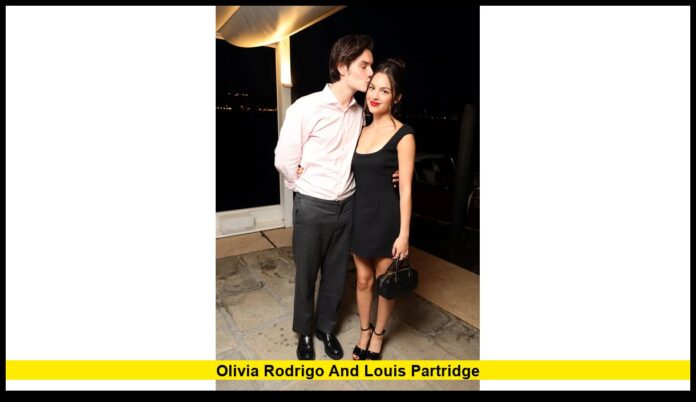 olivia rodrigo and louis partridge