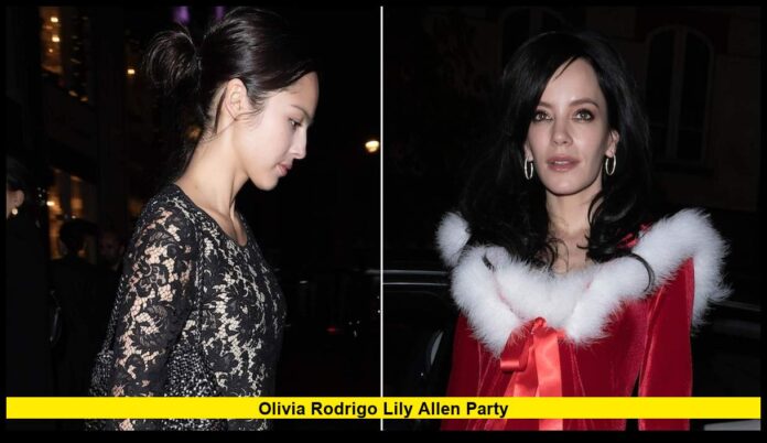olivia rodrigo lily allen party