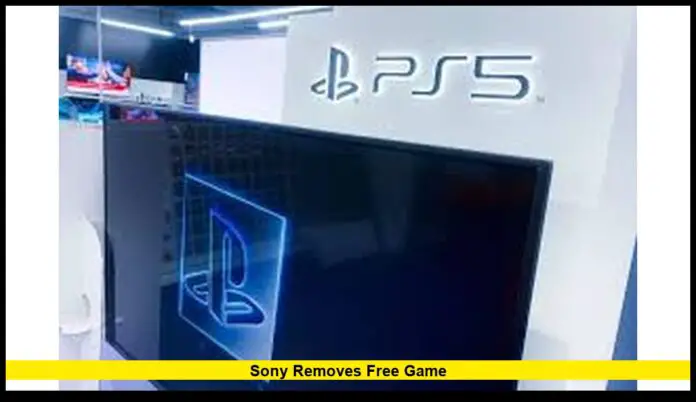 sony removes free game