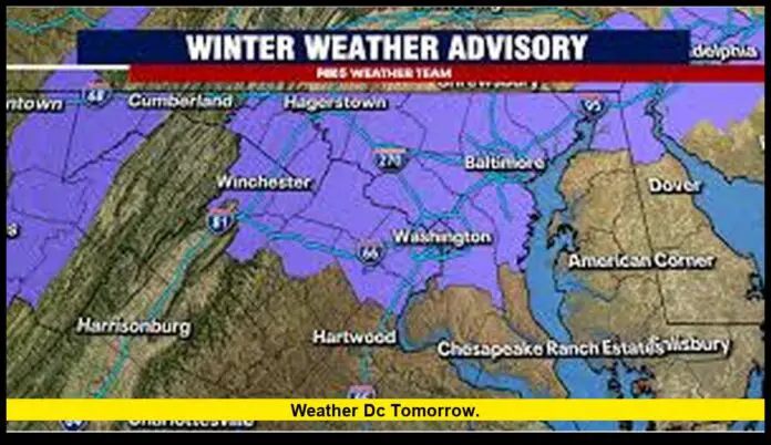 weather dc tomorrow.