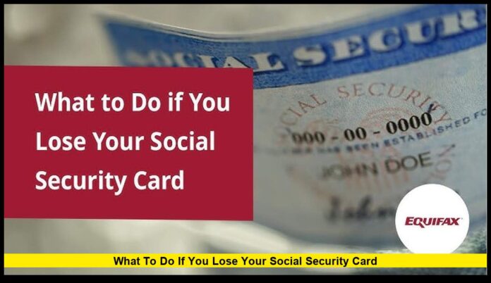 what to do if you lose your social security card