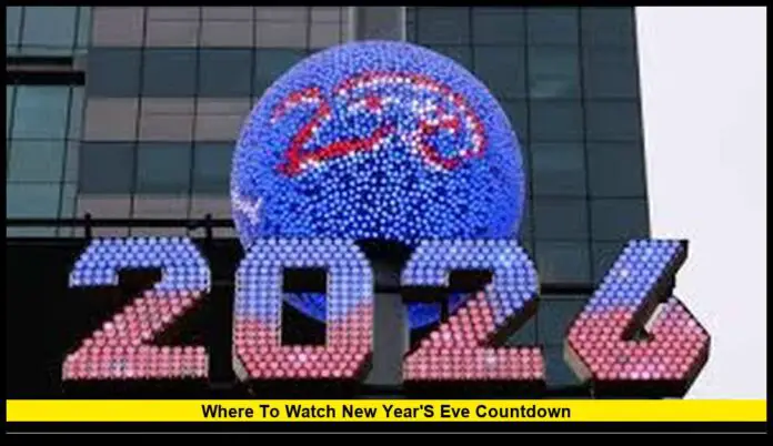 where to watch new year's eve countdown