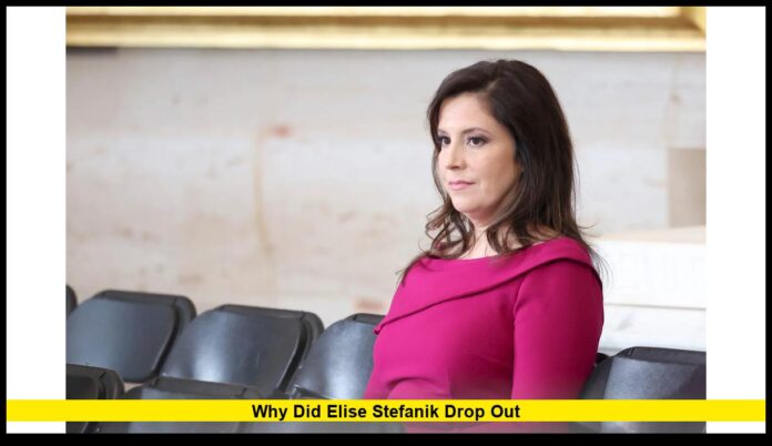 why did elise stefanik drop out