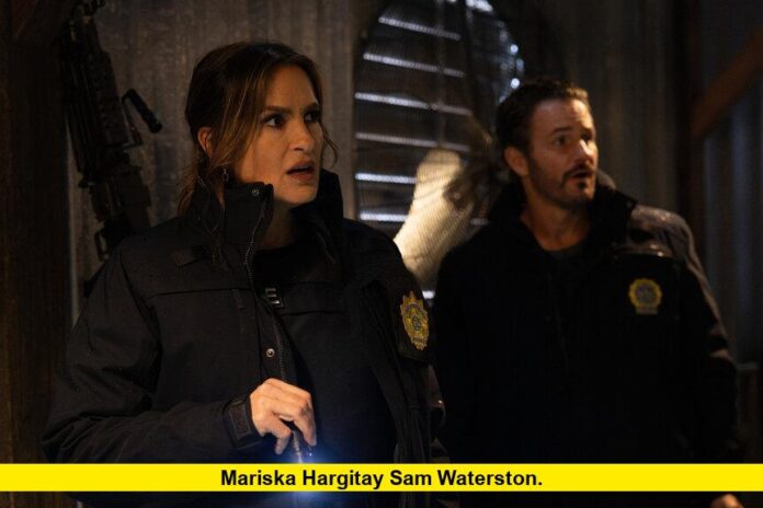 Mariska Hargitay Sam Waterston. Mariska Hargitay Sam Waterston