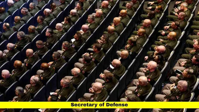 Secretary of Defense Secretary of Defense