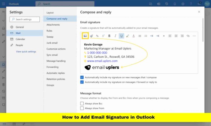 How to Add Email Signature in Outlook: How to Add Email Signature in Outlook: