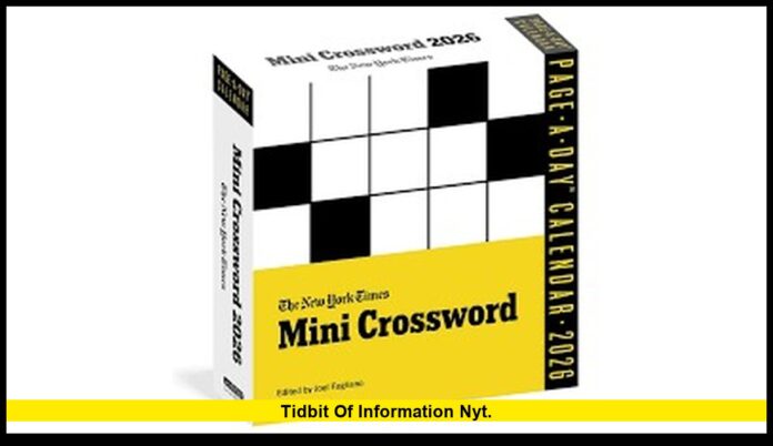 Tidbit of information NYT. Tidbit of information NYT.