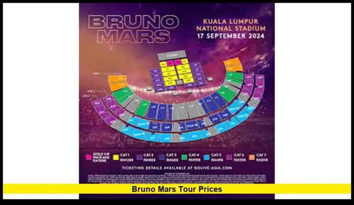 bruno mars tour prices Bruno Mars Tour Prices