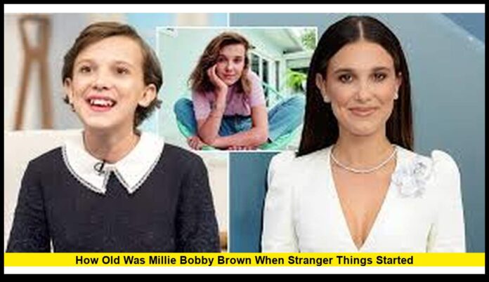 how old was millie bobby brown when stranger things started