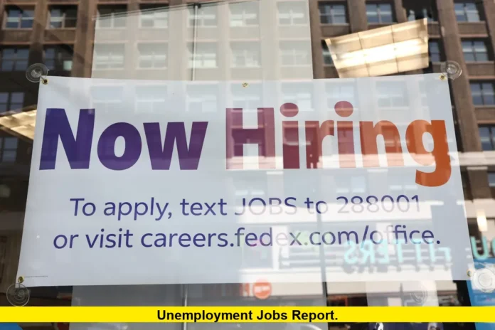unemployment jobs report. unemployment jobs report
