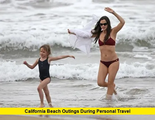 California beach outings during personal travel