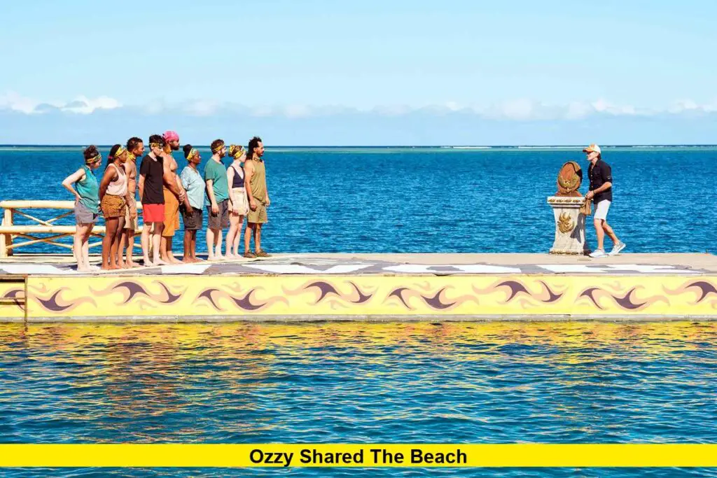 Ozzy shared the beach